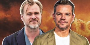 Christopher Nolan e Matt Damon