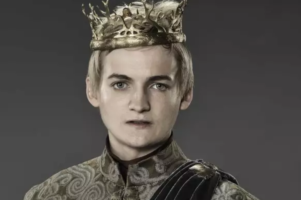 Imagem de Joffrey Baratheon, personagem de Game of Thrones, odiado por seu papel cruel na série.