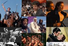 Montagem com os 10 melhores épicos segundo o American Film Institute