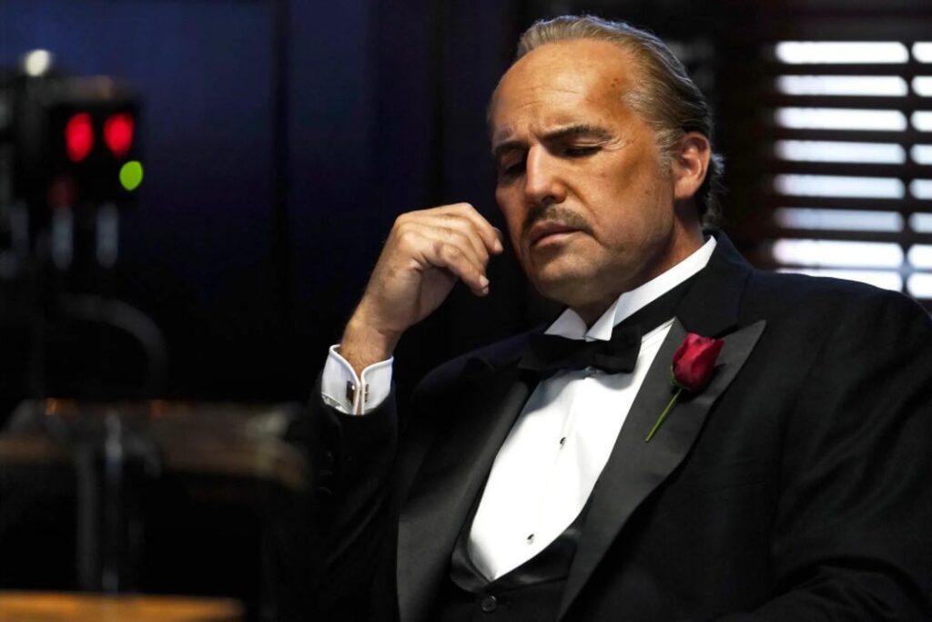 Billy Zane como Marlon Brando em Waltzing With Brando