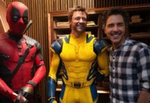 Ryan Reynolds, Hugh Jackman e Shawn Levy