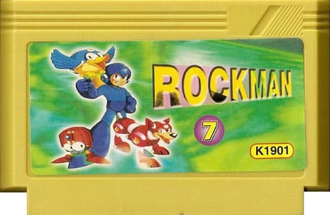 Pirataria nos Videogames - Cartucho Pirata RockMan - Famicom