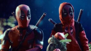 Deadpool e Kidpool em campanha para a SickKids