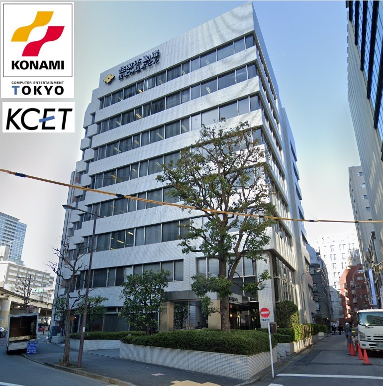 KONAMI Computer Entertainment Tokyo (KCET) - Edifício Sumitomo Jimbocho (andares 1 a 6) - Suikoden I&II, Winning Eleven, Tokimeki Memorial, Silent Hill e Castlevania SotN foram produzidos aqui.