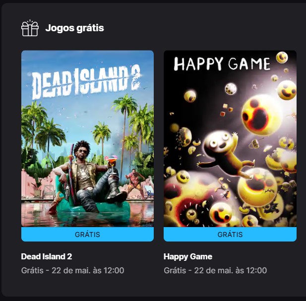 Dead Island 2 grátis juntamente com Happy Game se preferir