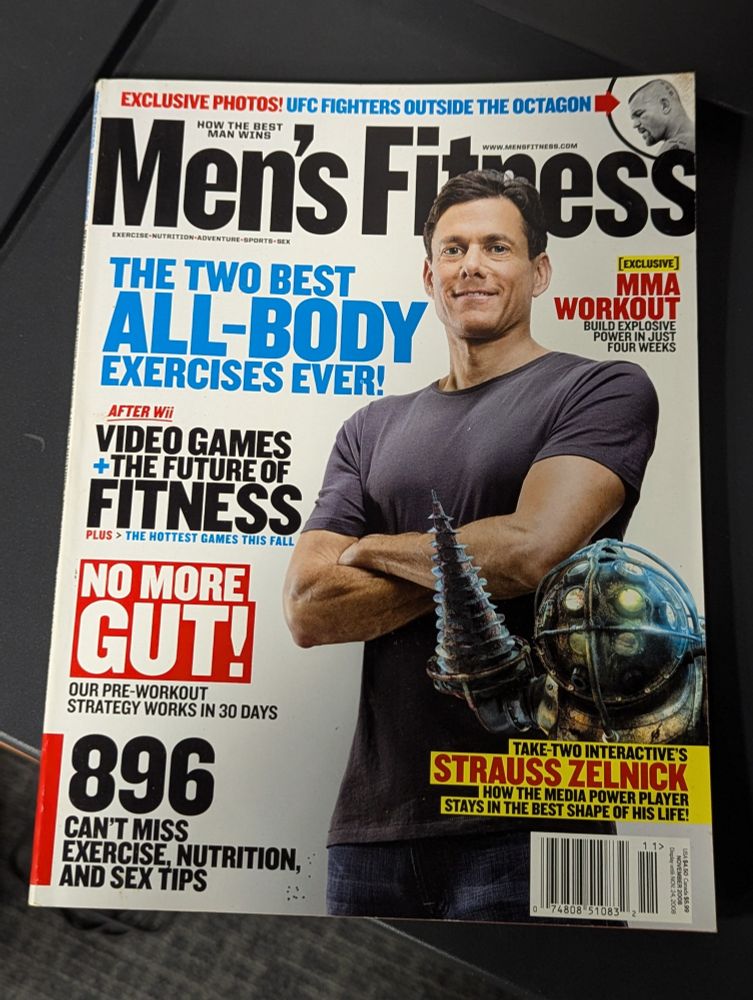 Strauss Zelnick, CEO da Take-Two na Revista Men's Fitness
