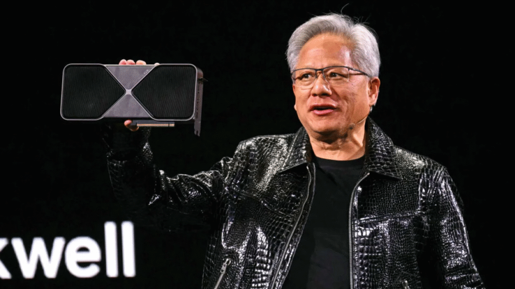 Jensen Huang - CEO da Nvidia Apresentando a nova RTX 5090