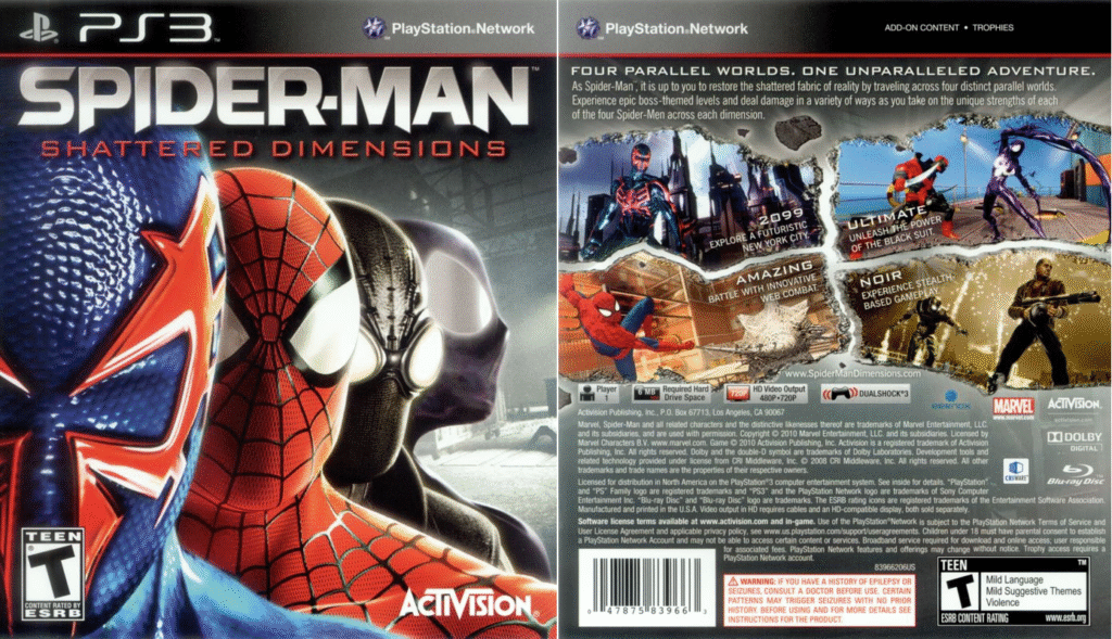 Spider-Man Shattered Dimensions (2010 - PS3)