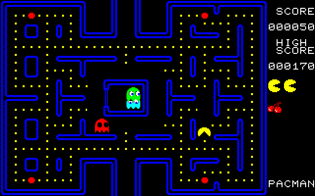 IA nos videogames - Pac-Man (1980) - Namco