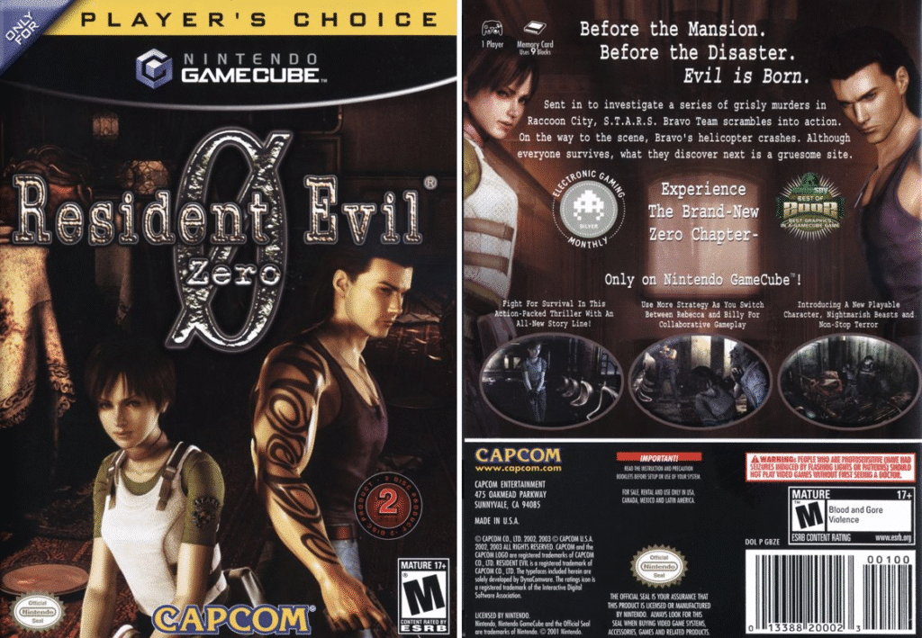 Resident Evil Zero - GameCube