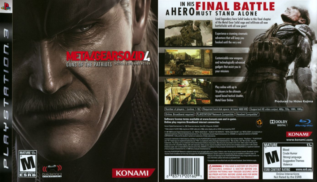 Metal Gear Solid 4: Guns of the Patriots