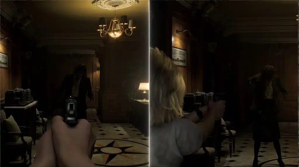 Resident Evil Showcase - Cameras de jogo