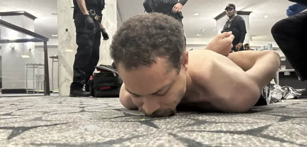 Cole Allen foi detido imediatamente após o atentado