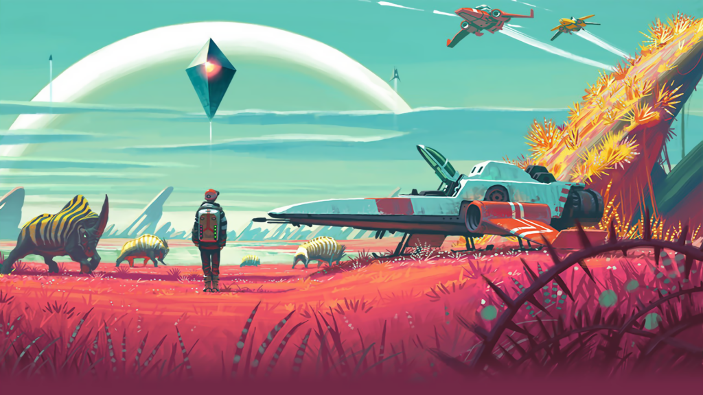 Primeiro wallpaper de No man's Sky (2016)