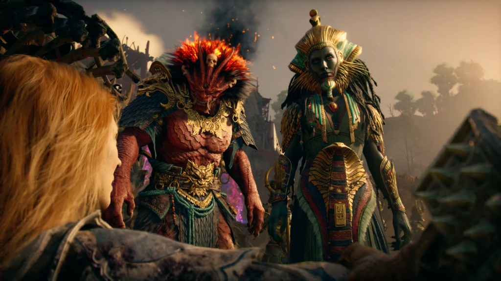God of War Laufey - Begtse e Sekhmet