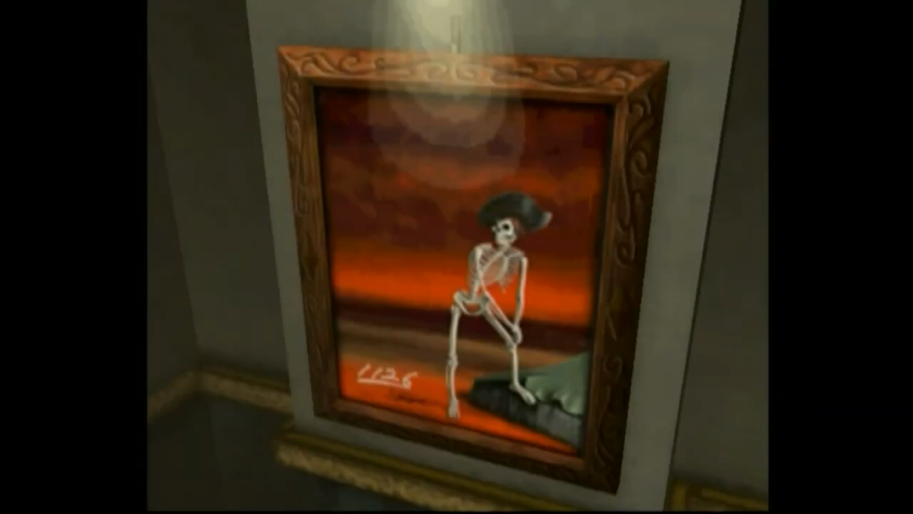 enigma do quadro do esqueleto - Code Veronica