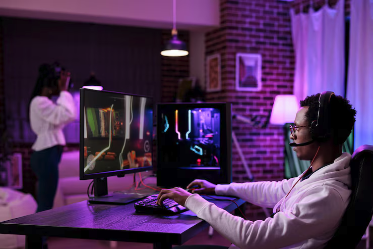 Multiplayer moderno: Jogando junto, mas cada um no seu canto.
