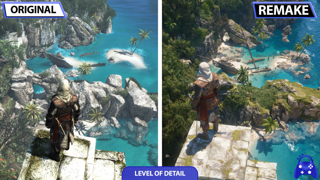 Original vs Remake - Imagem ElAnalistaDeBits (Youtube)