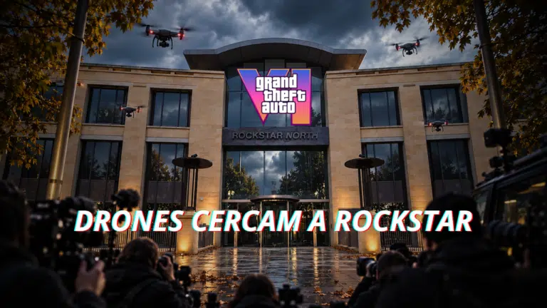 GTA 6 Rockstar coloca películas nas janelas após drones tentarem filmar telas do estúdio