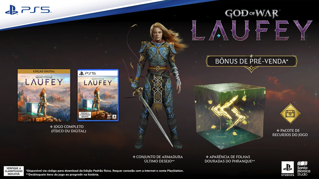 O que vem na pré-venda de God of War Laufey