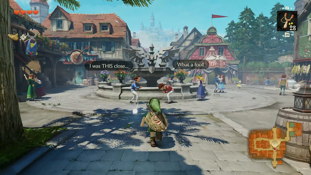 Em Ocarina of Time Hyrule agora continua vivendo
