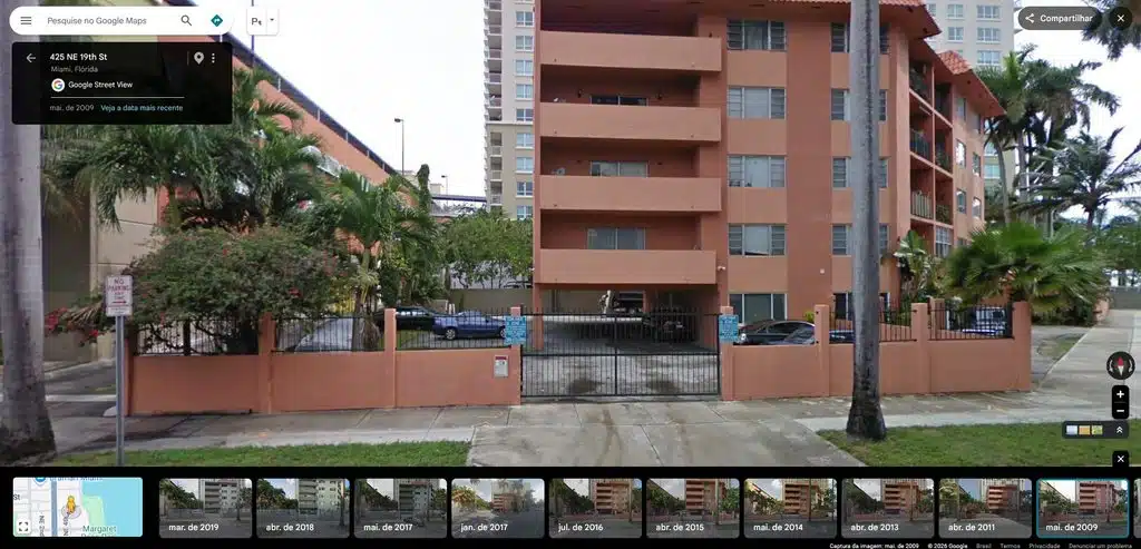 Garagem do antigo Belmar Condominium