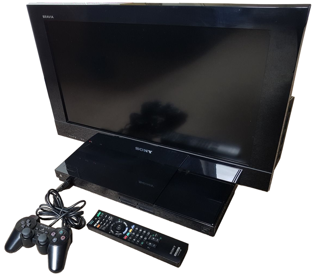 A Sony lançou uma televisão Bravia com PlayStation 2 embutido
