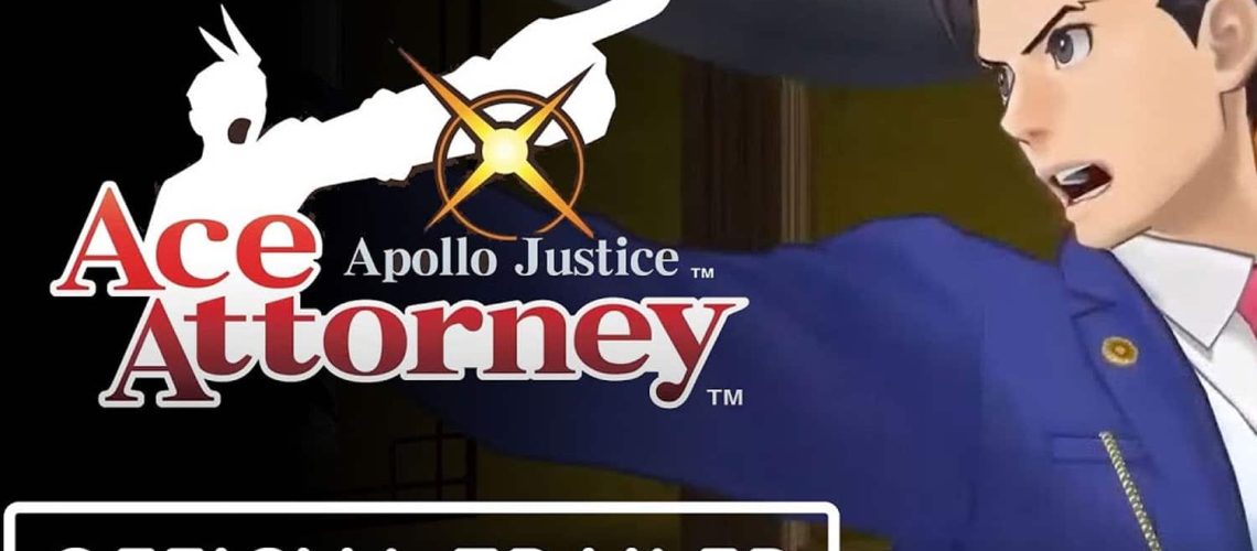 Pôster oficial do game Ace Attorney