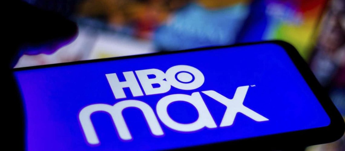HBO Max na tela de um celular