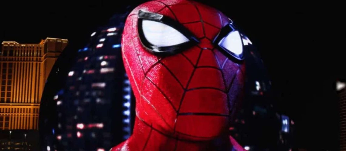 Imagem onde mostra o Spider Man na Vegas Sphere