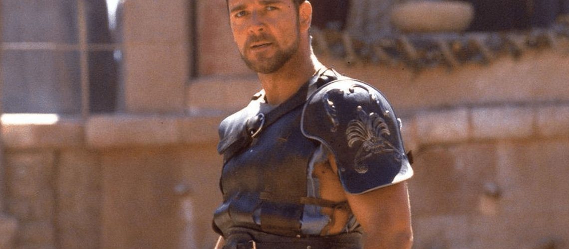 Russell Crowe em "Gladiador"