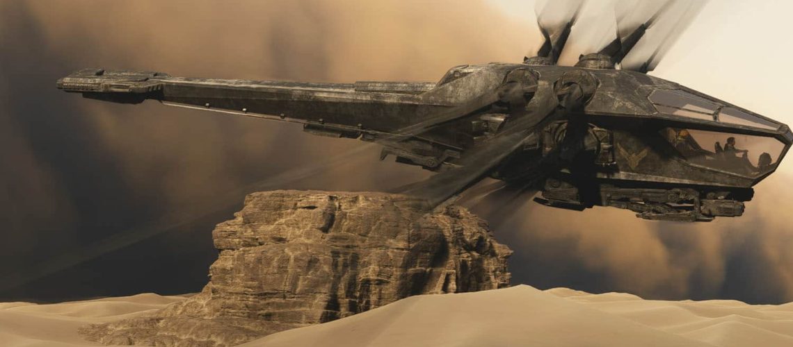 Expansão gratuita de Dune estará em Microsoft Flight Simulator