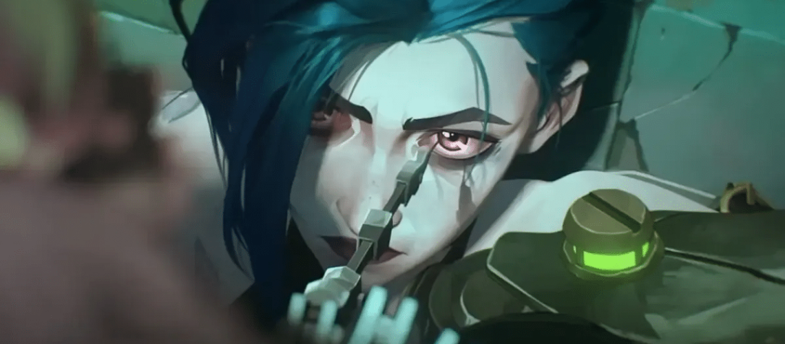 Jinx em vídeo da segunda temporada de Arcane