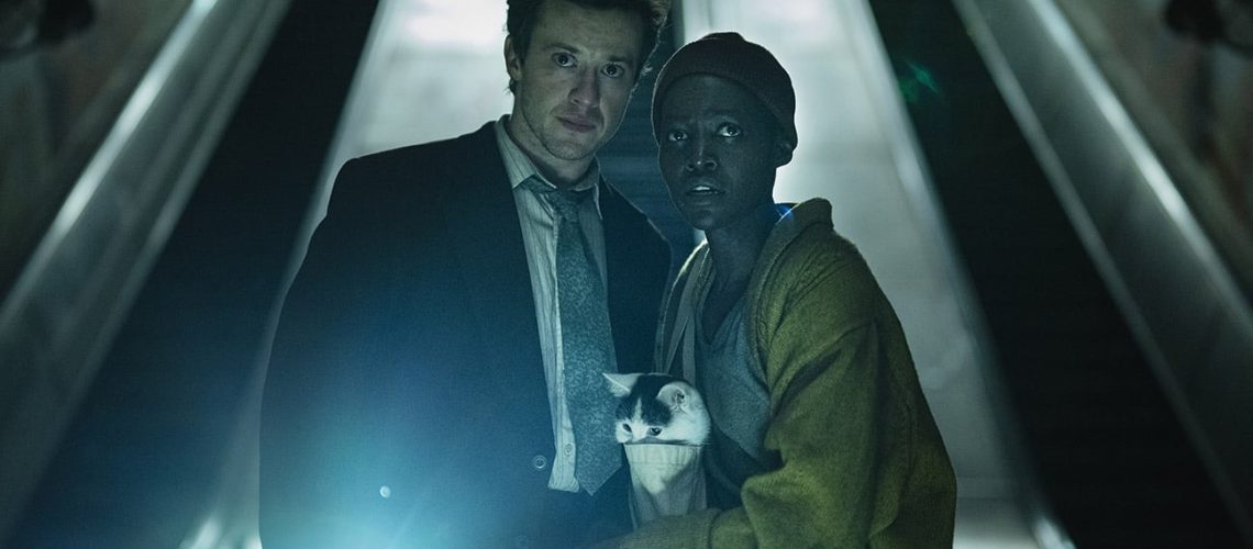 Joseph Quinn e Lupita Nyong'o em Um Lugar Silencioso: Dia Um