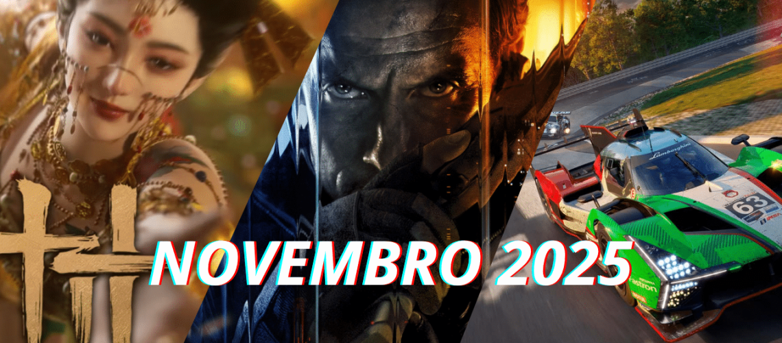 10 Jogos Lançamentos de Novembro de 2025 para ficar de olho!