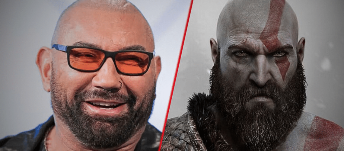 Dave Bautista é confirmado como Kratos na série de God of War