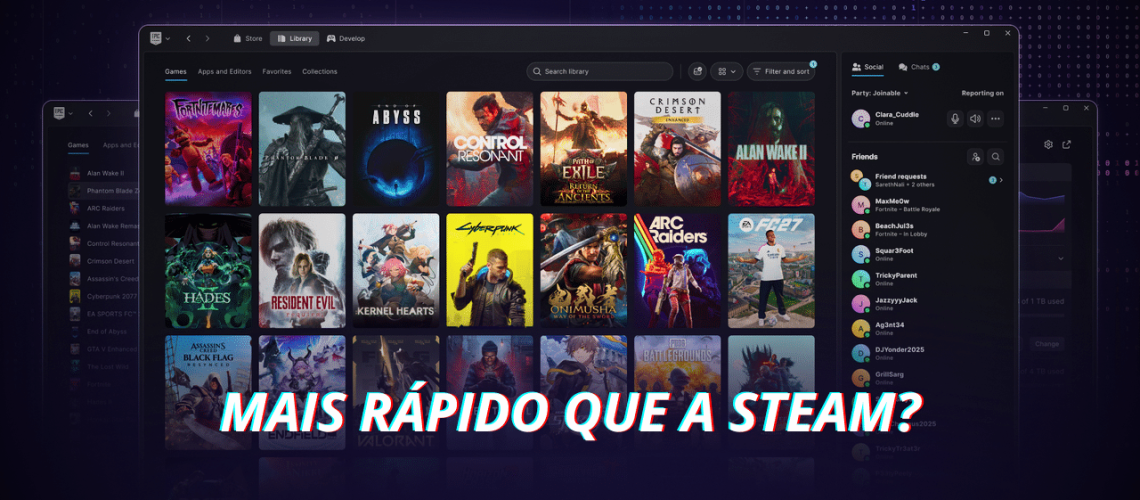 Epic Games usa IA para recriar seu launcher e provoca Programar é difícil