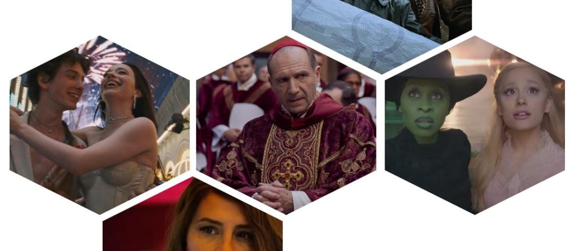 Montagem com indicados ao Oscar 2025 de Melhor Montagem.