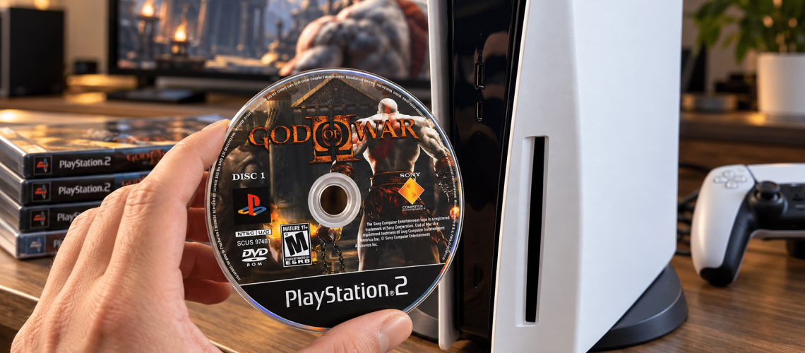 PS5 desbloqueado agora roda discos originais do PlayStation 2