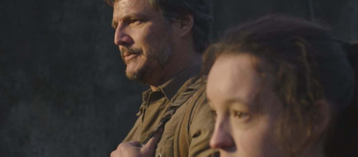 Pedro Pascal e Bella Ramsey em The Last of Us